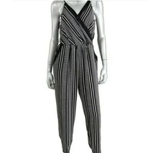 Bar III Black & White Jumpsuit Sz S